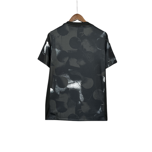 Camisa Corinthians 25/26 Pré-Jogo - Preto - Versão Torcedor