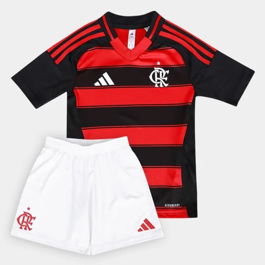 Flamengo Infantil I 25/26 - Adidas - Vermelho e Preto