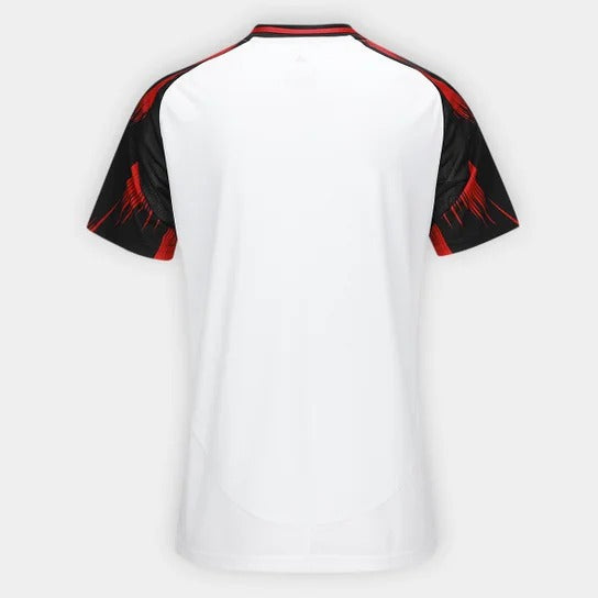 Camisa Flamengo II 25/26 Feminina - Adidas - Branca e Vermelha